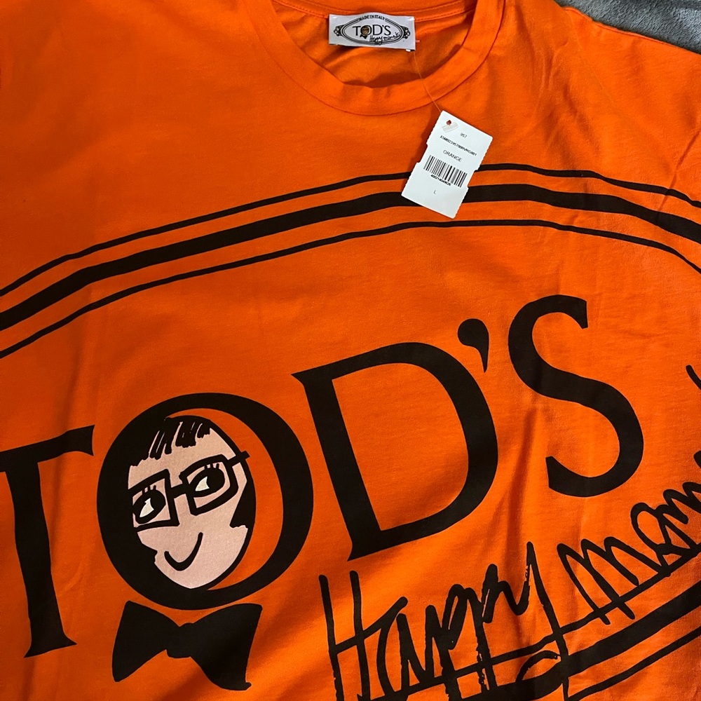 Tod's Bright Orange Tee